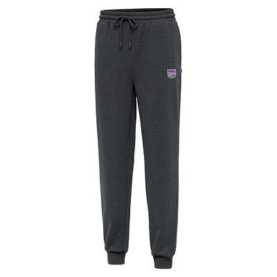 Men's Antigua Heather Charcoal Sacramento Kings  Idol Jogger Pants