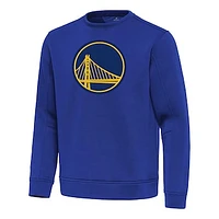 Men's Antigua  Royal Golden State Warriors Relevant Pullover Sweatshirt
