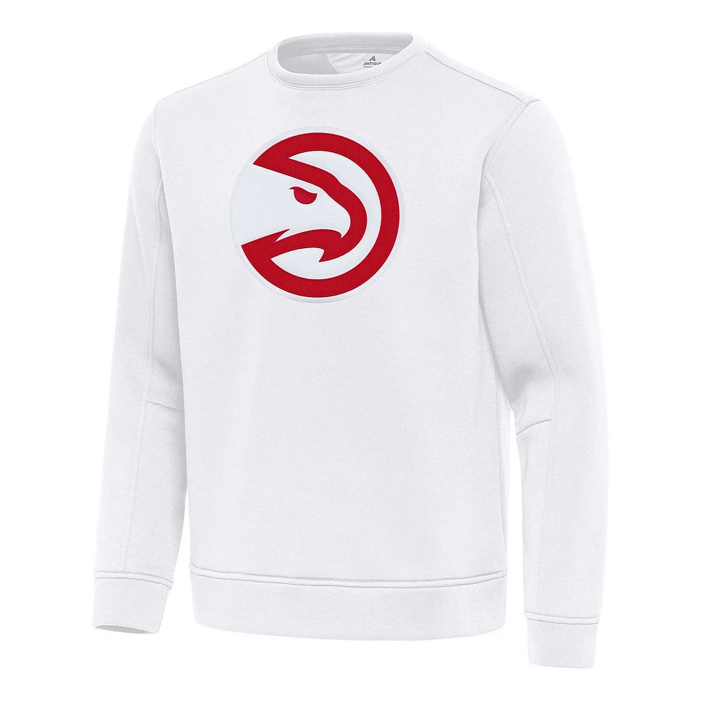Men's Antigua Atlanta Hawks Relevant Pullover Sweatshirt