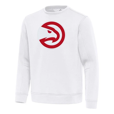 Men's Antigua Atlanta Hawks Relevant Pullover Sweatshirt