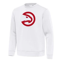 Men's Antigua Atlanta Hawks Relevant Pullover Sweatshirt