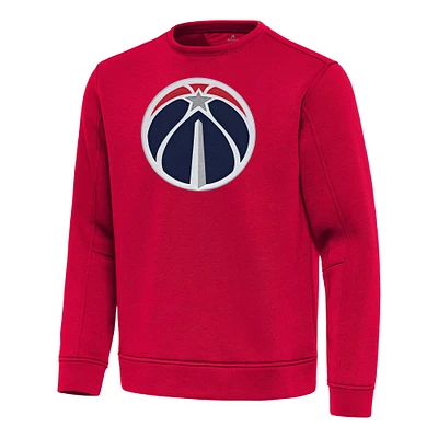 Men's Antigua  Red Washington Wizards Relevant Pullover Sweatshirt