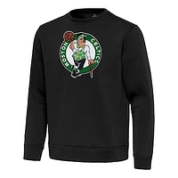 Men's Antigua  Black Boston Celtics Relevant Pullover Sweatshirt