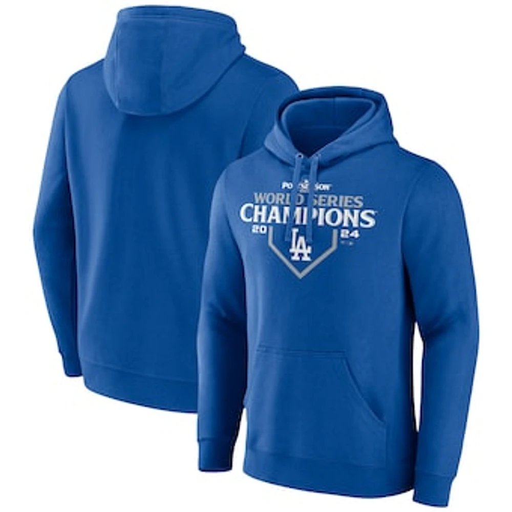 Men's Fanatics Royal Los Angeles Dodgers 2024 World Series Champions  Official Logo Pullover Hoodie