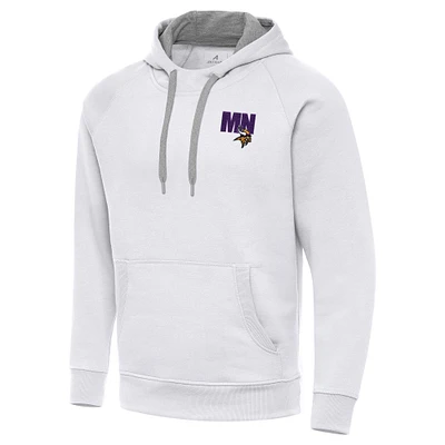 Men's Antigua Minnesota Vikings Victory Pullover Hoodie