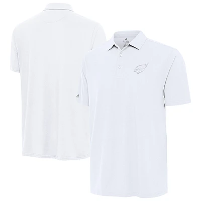Men's Antigua White Arizona Cardinals Era Polo