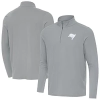 Men's Antigua Tampa Bay Buccaneers Intent Quarter-Zip Jacket