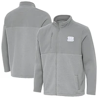 Men's Antigua  Gray Cincinnati Bengals Daily Fused Full-Zip Jacket