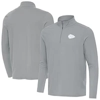 Men's Antigua Kansas City Chiefs Intent Quarter-Zip Top