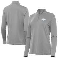 Women's Antigua Baltimore Ravens Reprocess Quarter-Zip Top