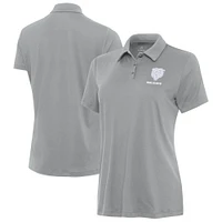 Women's Antigua  Gray Chicago Bears Reprocess Polo