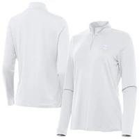 Women's Antigua Minnesota Vikings Reprocess Quarter-Zip Top
