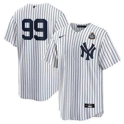 Men's Nike Aaron Judge White New York Yankees 2024 World Series Replica Player Jersey