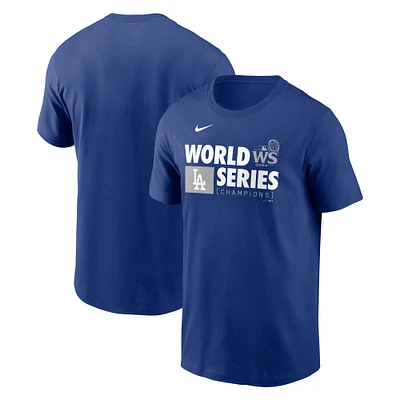 Men's Nike Royal Los Angeles Dodgers 2024 World Series Champions  Banner T-Shirt