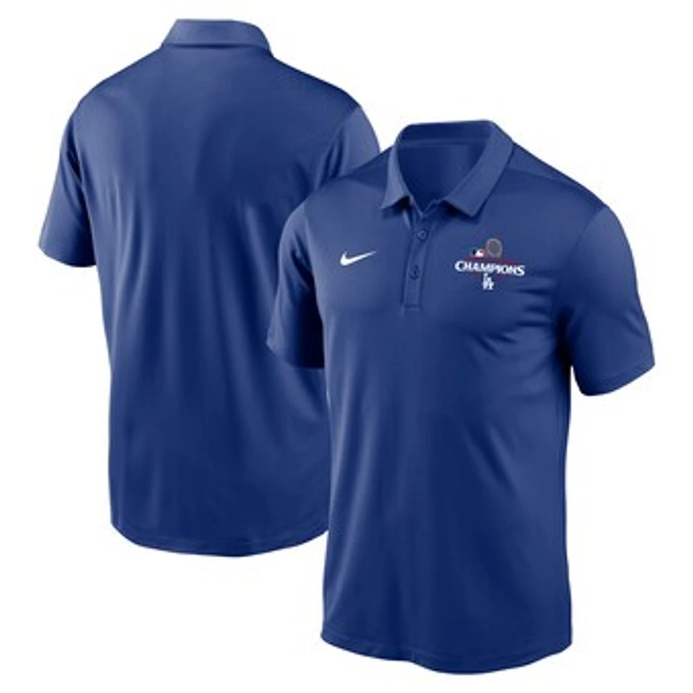 Men's Nike Royal Los Angeles Dodgers 2024 World Series Champions  Franchise Polo