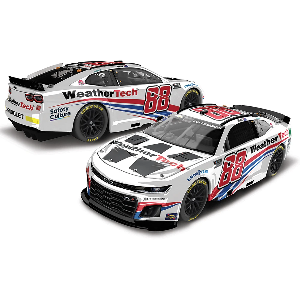 Action Racing Shane van Gisbergen 2025 #88 WeatherTech 1:24 Color Chrome Die-Cast Chevrolet Camaro