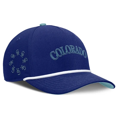 Men's Nike  Royal Colorado Rockies Father's Day Rise Adjustable Hat