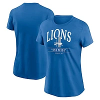 Women's Nike  Blue Detroit Lions Hometown Local Pack T-Shirt