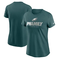 Women's Nike Midnight Green Philadelphia Eagles Hometown Local Pack T-Shirt