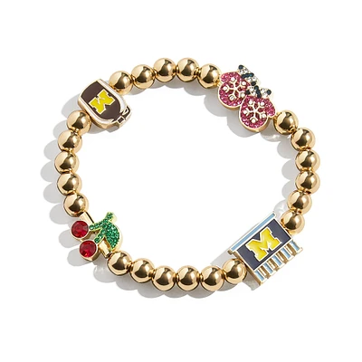 BaubleBar  Michigan Wolverines Mixed Icon Pisa Bracelet