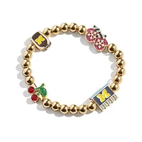 BaubleBar  Michigan Wolverines Mixed Icon Pisa Bracelet