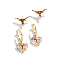 BaubleBar  Texas Longhorns Set of Two Earrings