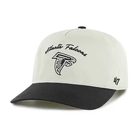 Men's '47 Cream/Black Atlanta Falcons Safe Bet Stable Hitch Adjustable Hat