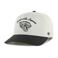 Men's '47 Cream/Black Jacksonville Jaguars Safe Bet Stable Hitch Adjustable Hat