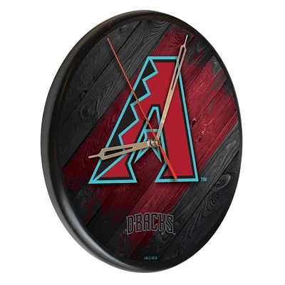 Arizona Diamondbacks 13" Solid Wood Clock