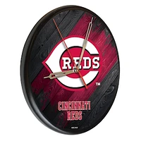 Cincinnati Reds 13" Solid Wood Clock