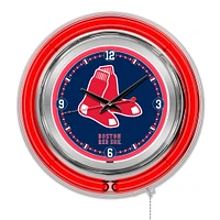Boston Red Sox Double-Walled Neon Clock