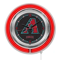 Arizona Diamondbacks Double-Walled Neon Clock