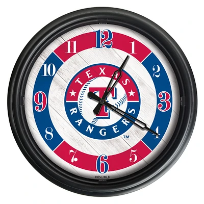Texas Rangers Indoor/Outdoor LED Wall Clock