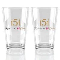 Kentucky Oaks 151 16oz. Pint Glass Two Pack