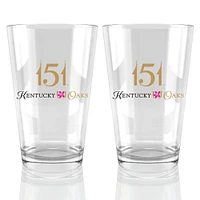 Kentucky Oaks 151 16oz. Pint Glass Two Pack