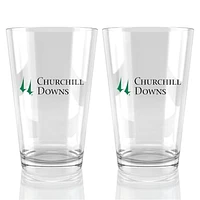 Churchill Downs Kentucky Derby 151 16oz. Pint Glass Two Pack