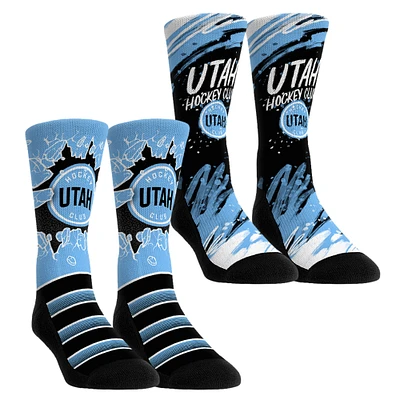 Youth Rock Em Socks  NHL Utah Ice Breaker Two-Pack Crew Set