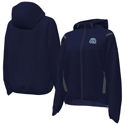 Women's Under Armour  Navy Old Dominion Monarchs UA Storm Raglan Woven Full-Zip Hoodie