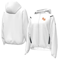 Women's Under Armour  White Sam Houston State Bearkats UA Storm Raglan Woven Full-Zip Hoodie