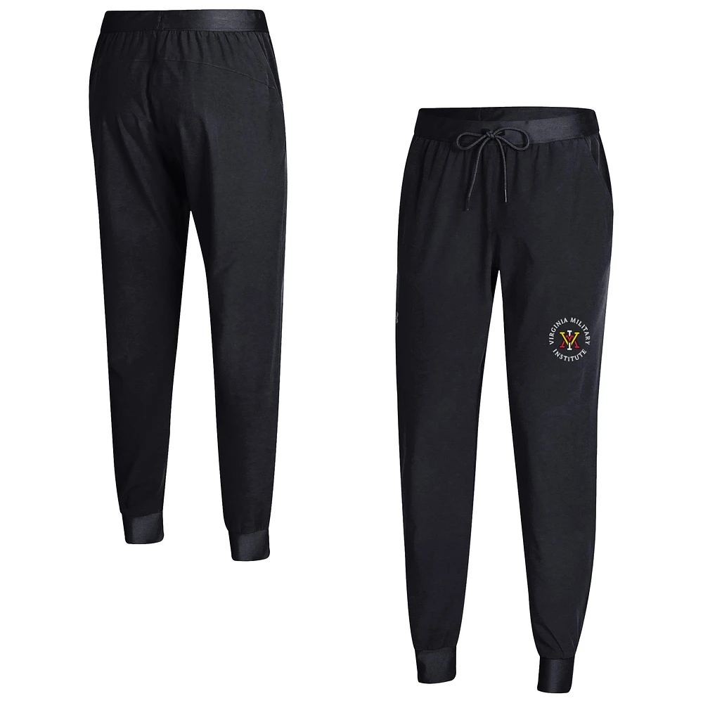 Women's Under Armour Black Virginia Military Institute Keydets Sport Woven UA Storm Pants