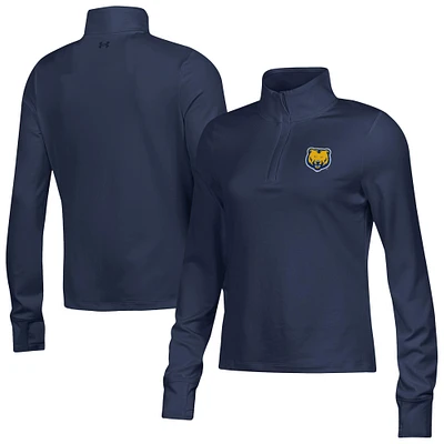 Women's Under Armour  Navy Northern Colorado Bears Motion Quarter-Zip Top