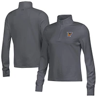 Women's Under Armour  Gray Texas-Rio Grande Valley Vaqueros Motion Quarter-Zip Top