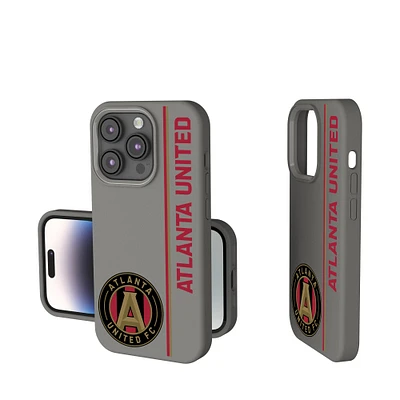 Keyscaper Gray Atlanta United FC Sidebar Soft Touch iPhone Case