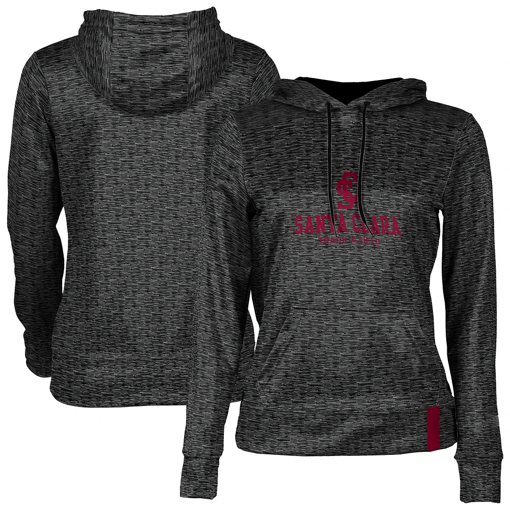 Women's ProSphere Black Santa Clara Broncos 1.0 Pullover Track & Field Hoodie