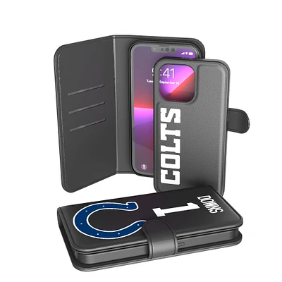 Keyscaper Josh Downs Black Indianapolis Colts iPhone Wallet Case