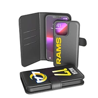 Keyscaper Puka Nacua Black Los Angeles Rams iPhone Wallet Case