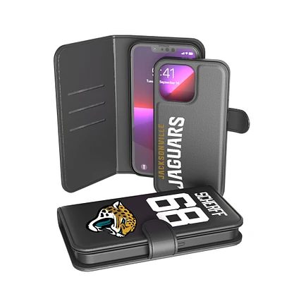 Keyscaper Brandon Scherff Black Jacksonville Jaguars iPhone Wallet Case