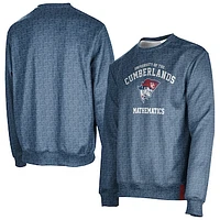 Men's ProSphere Navy Cumberlands Patriots Mathematics 1.0 Crew Neck Pullover Sweatshirt