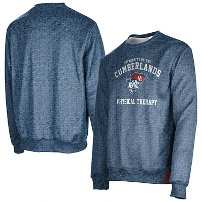Men's ProSphere Navy Cumberlands Patriots Physical Therapy 1.0 Crew Neck Pullover Sweatshirt