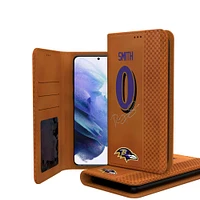 Keyscaper Roquan Smith Brown Baltimore Ravens Galaxy Folio Case